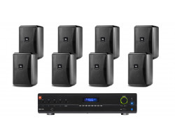 Комплект акустики 8 настенных динамиков JBL Control 23-1 | Bluetooth | 8х15Вт